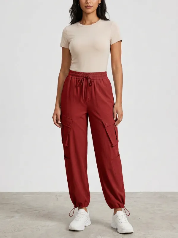Women's Classic Comfort Inspired Cargo Cargo Work Pants