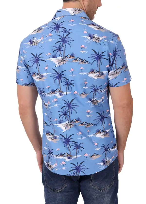 Shoreline Short Sleeve Button Shirt