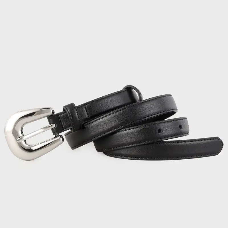 Easy Leather Belt with Buckle