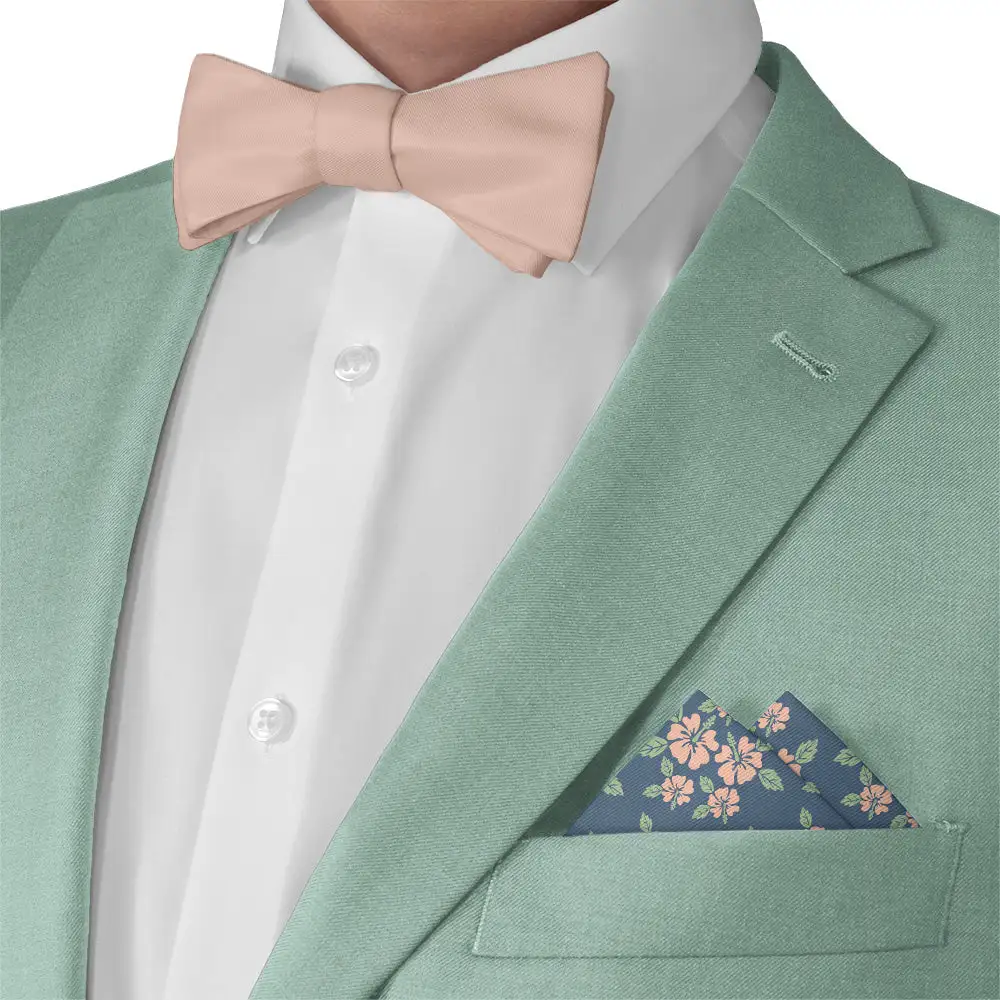 Sleek Smart Floral Pocket Square