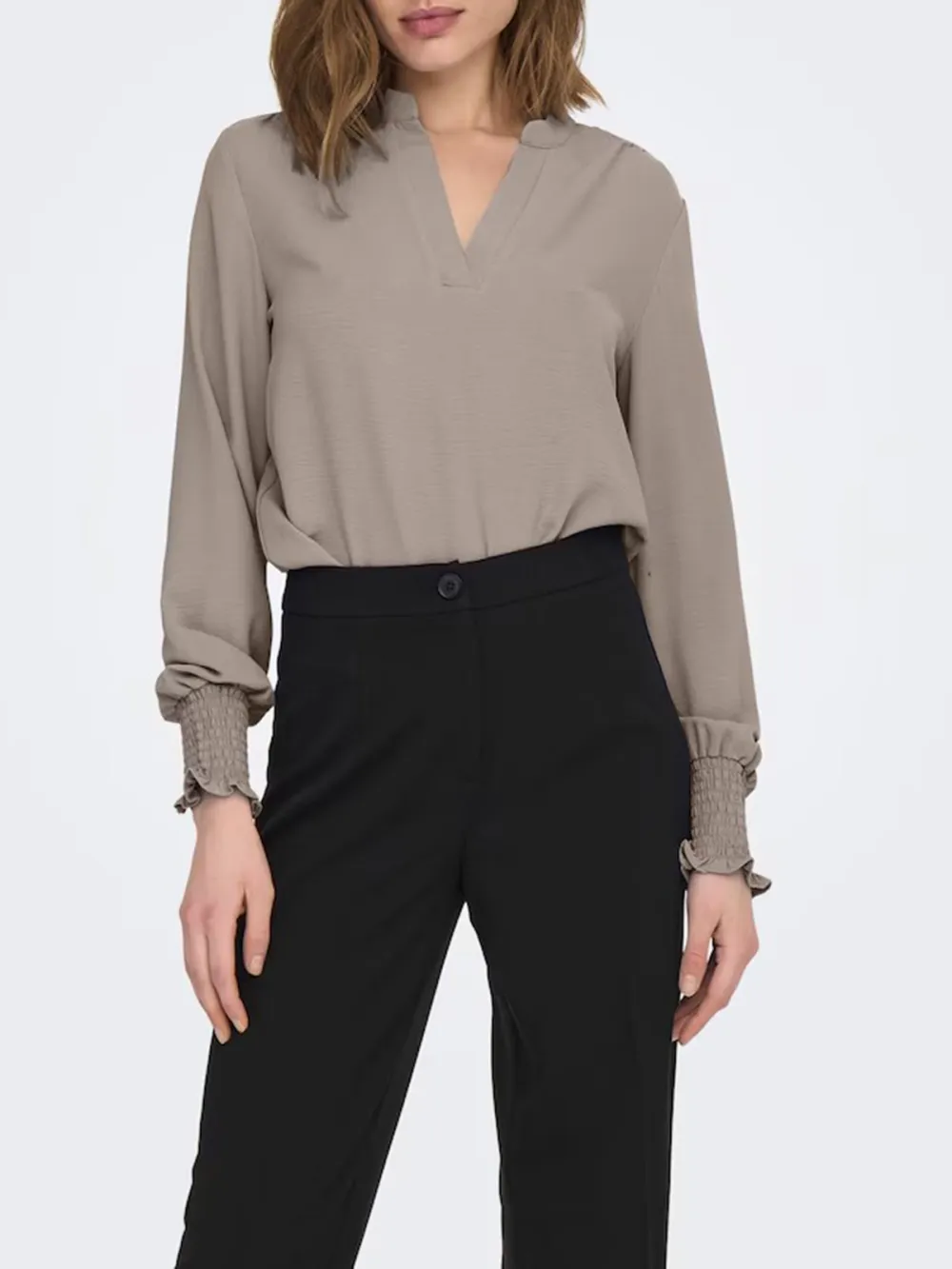Long Sleeve Casual Style Blouses