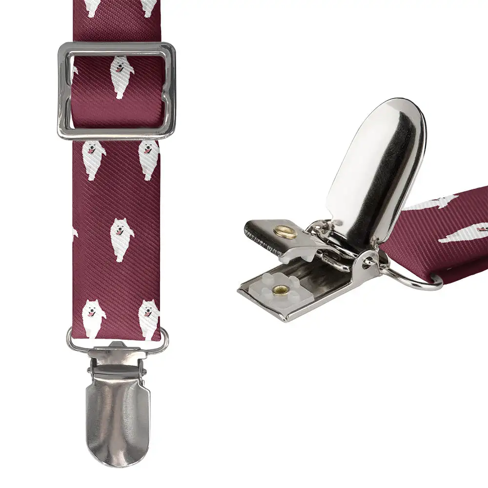 Samoyed Dog Theme Suspenders