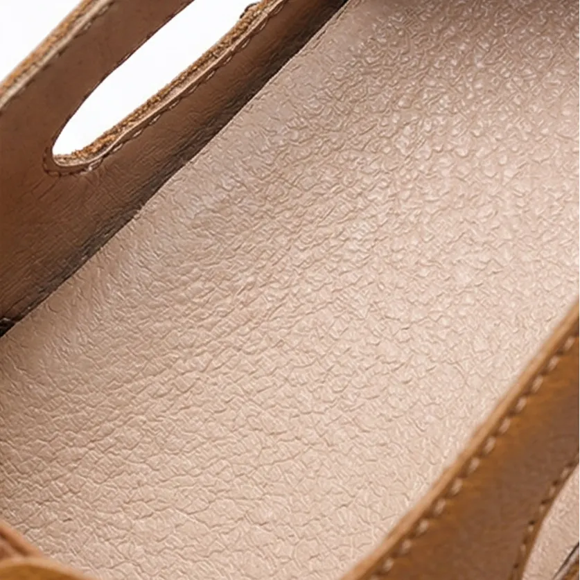 Hand Stitched Leather Comfort Sandals