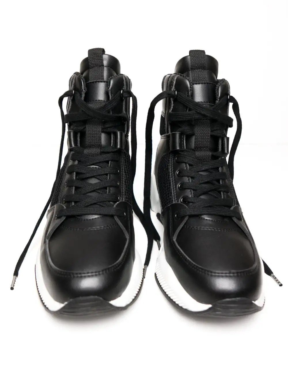Men's Clean Modern Water Resistant Vegan Leather Casual Sneakers