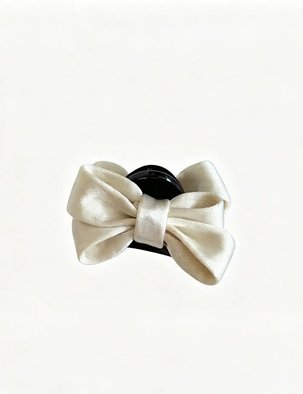 Satin Bow Shape Hair Clip Claw