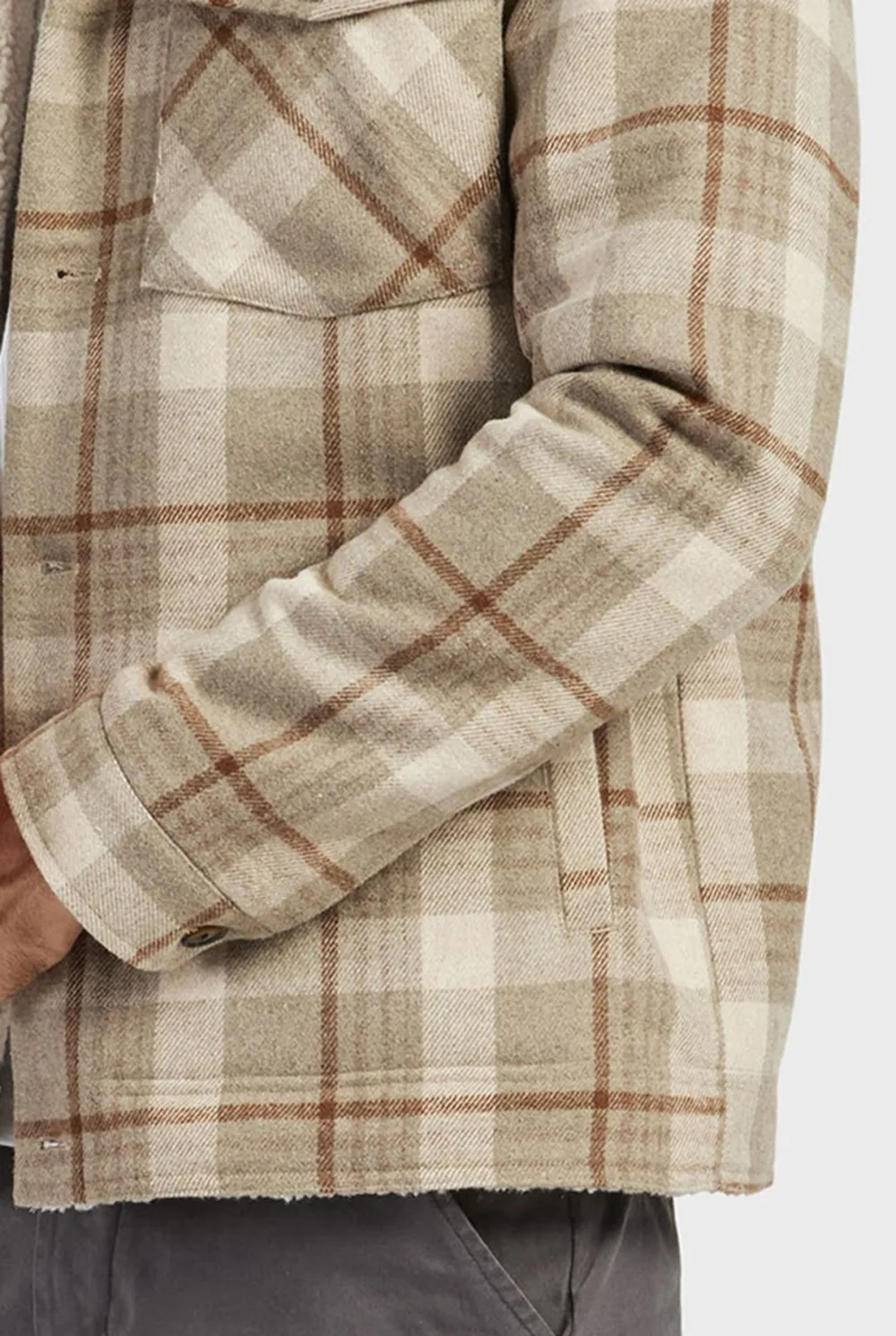 Checkered Plaid Jacket with Collar
