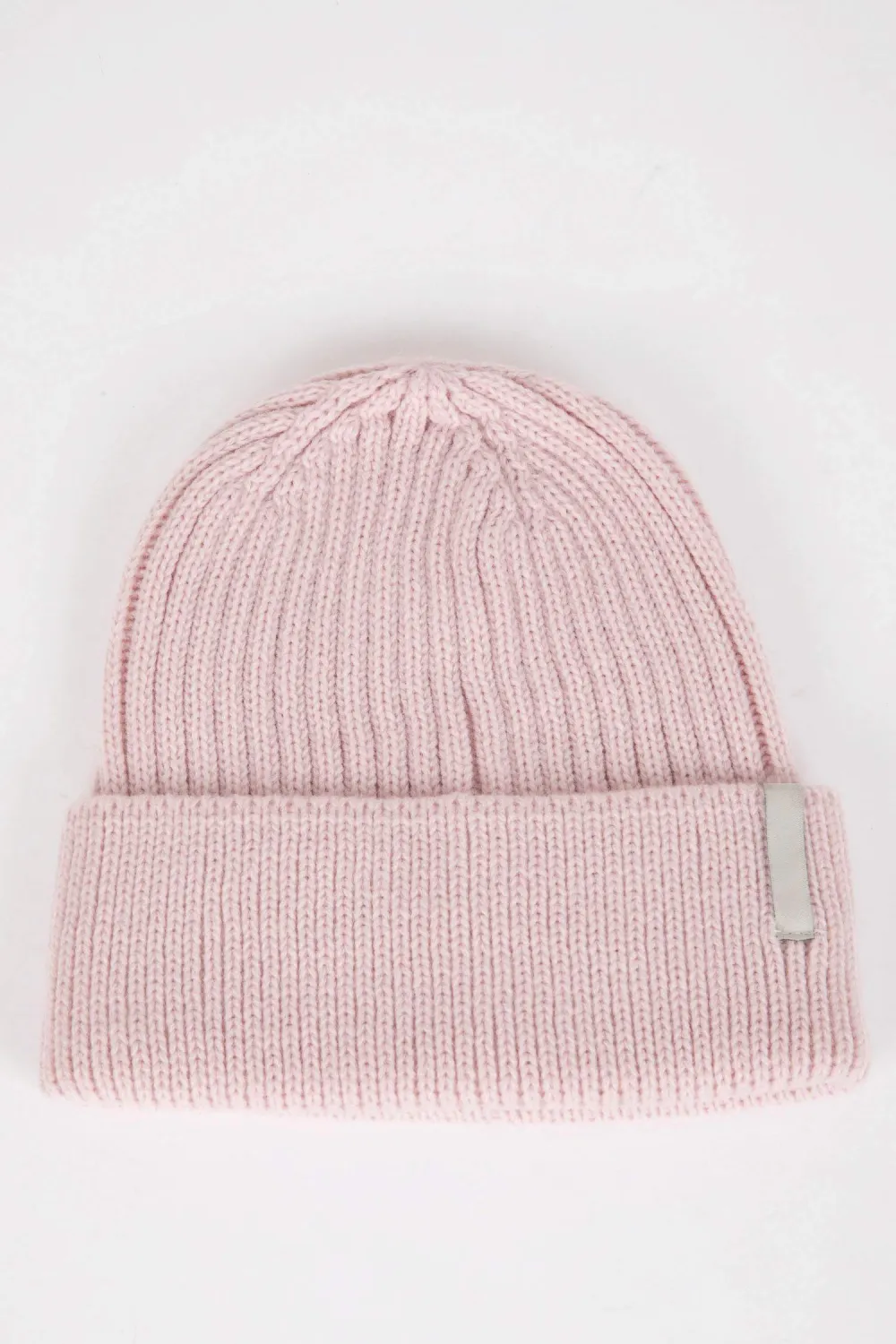 Pink Knitted Cap in Sweet Style