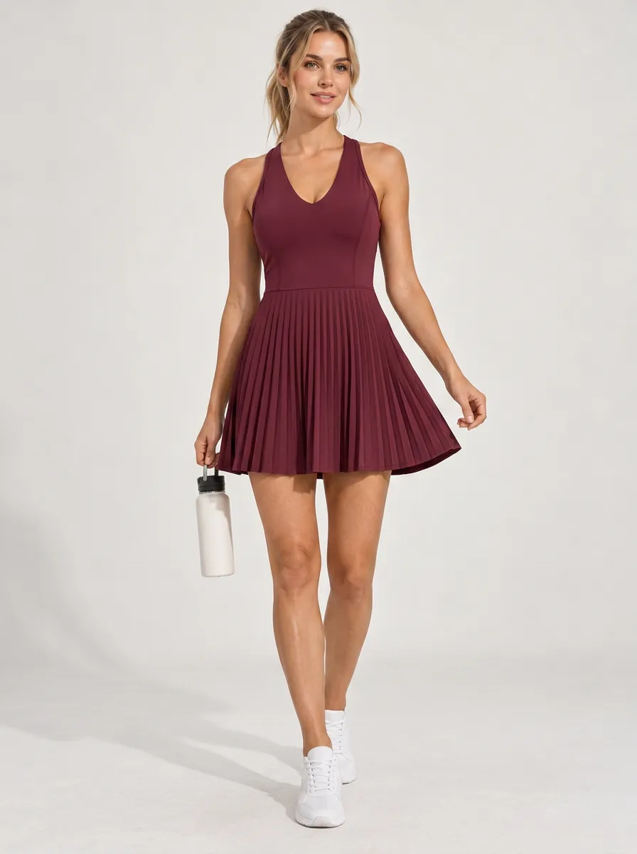 Women's Sleeveless Tennis Performance Sport Dress