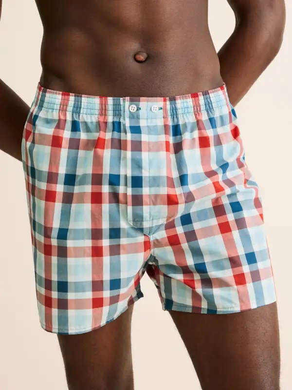 Classic Fit Cotton Windowpane Boxers