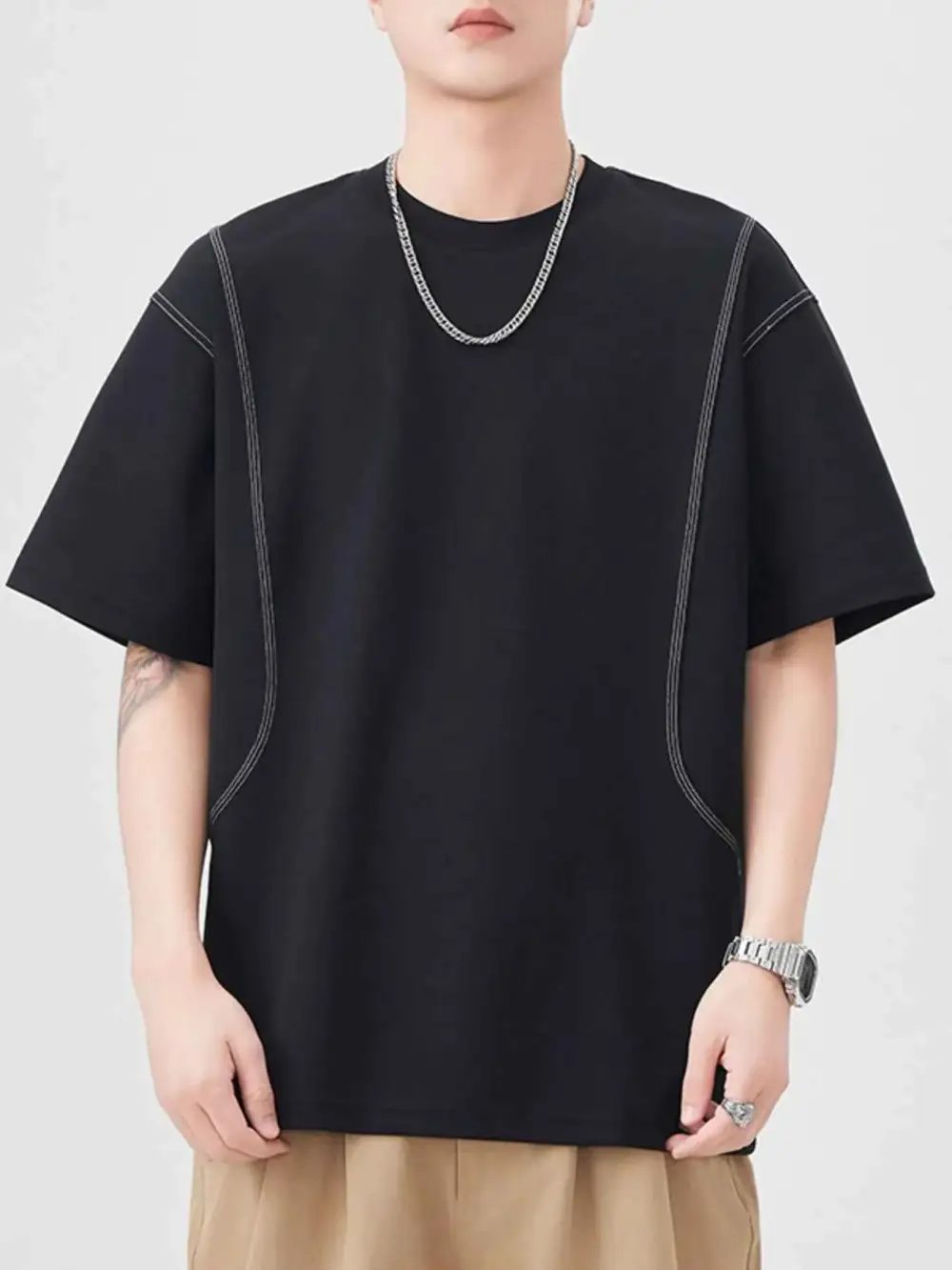 Round Neck Relaxed Fit T-Shirt