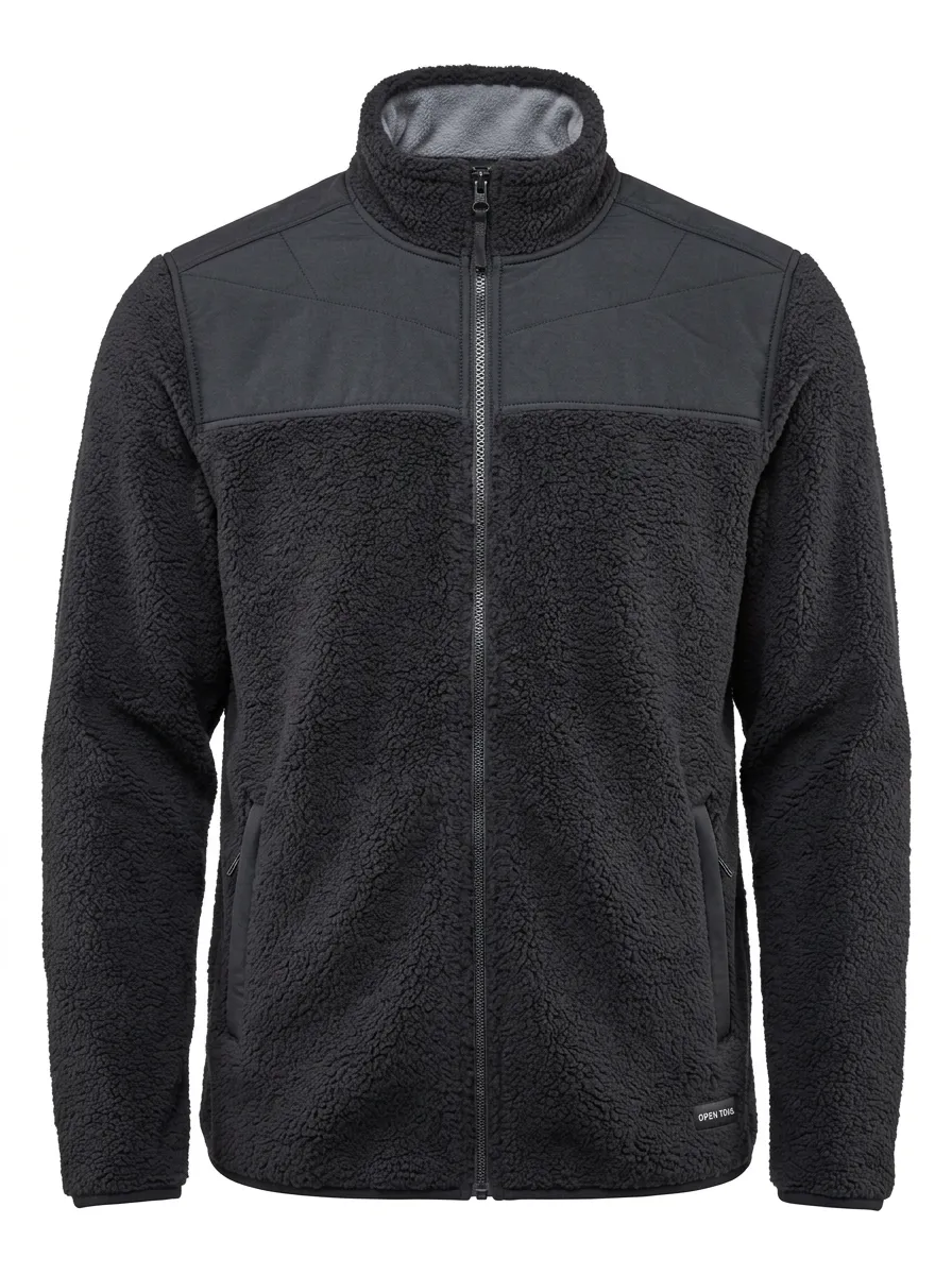Sherpa Fleece Denim Jacket