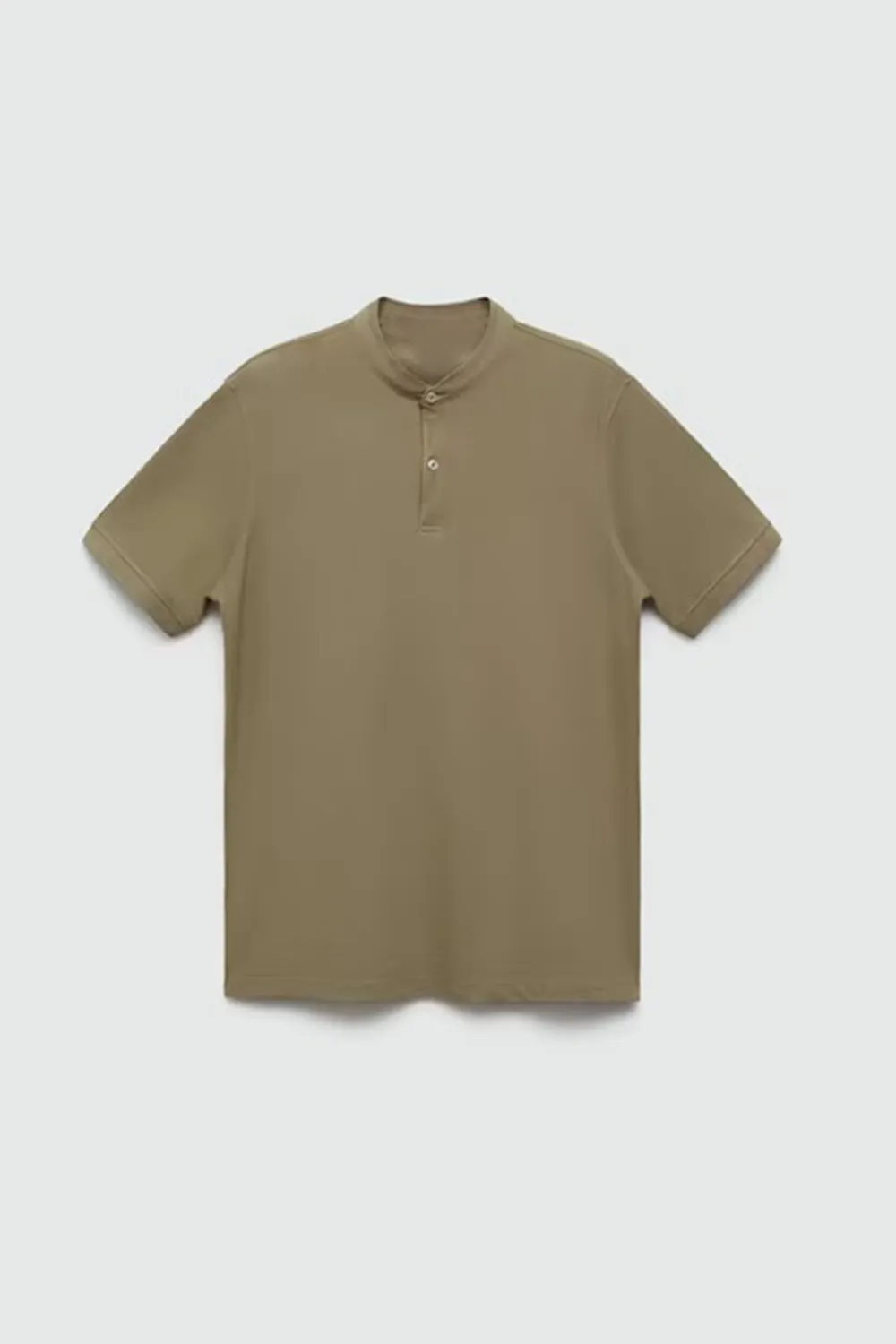 Mao Collar T-Shirt