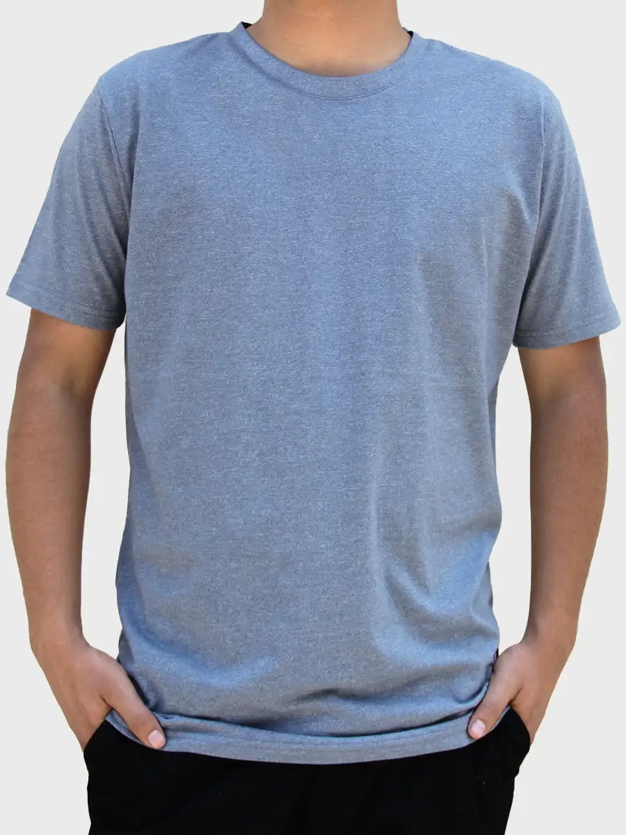 Jersey Textured Jersey Men's Button Down T-Shirt