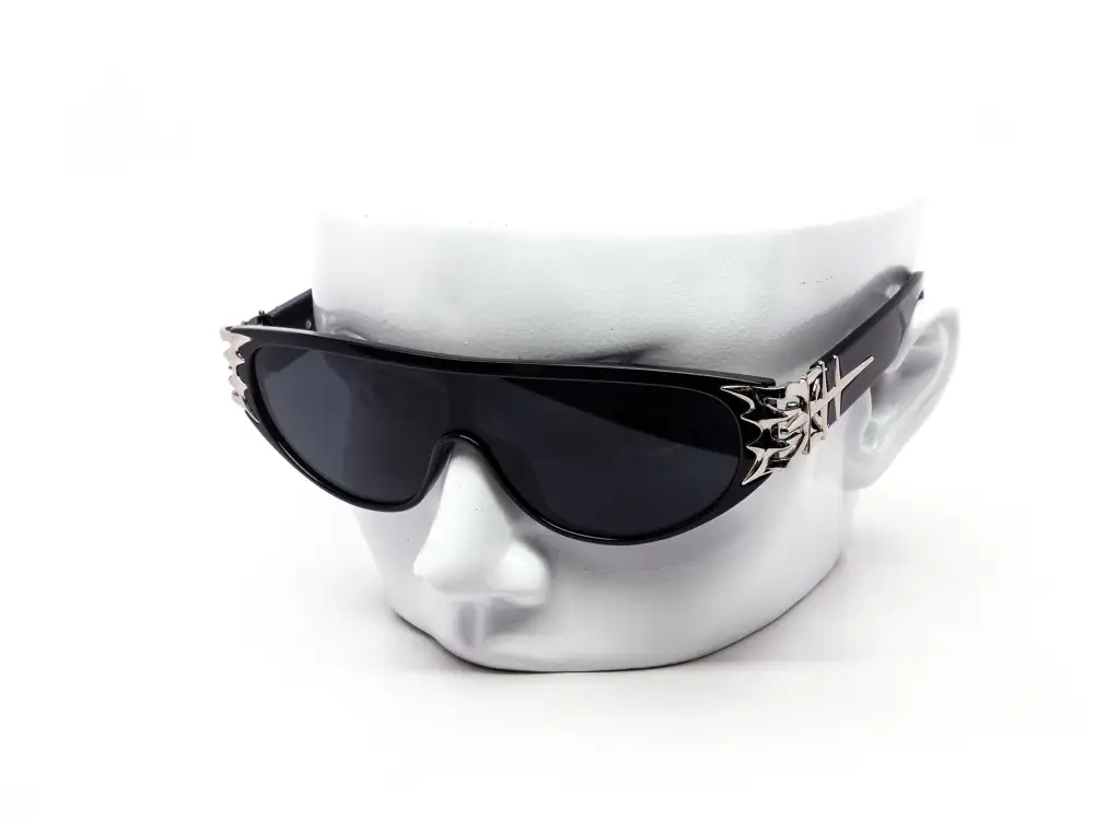 12-Pack Chunky Shield Heart Sunglasses