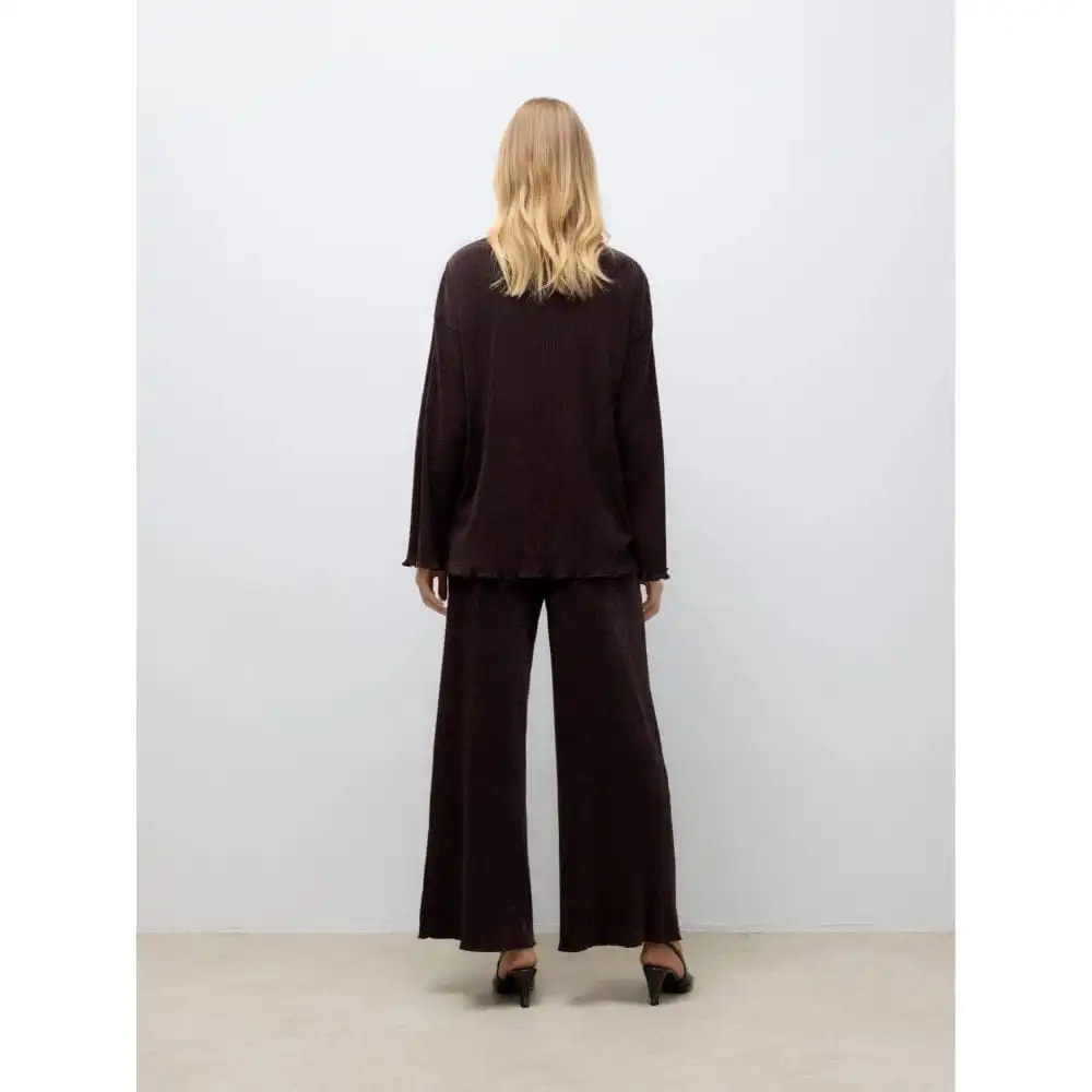 Wide-Leg High-Waist Women's Trousers