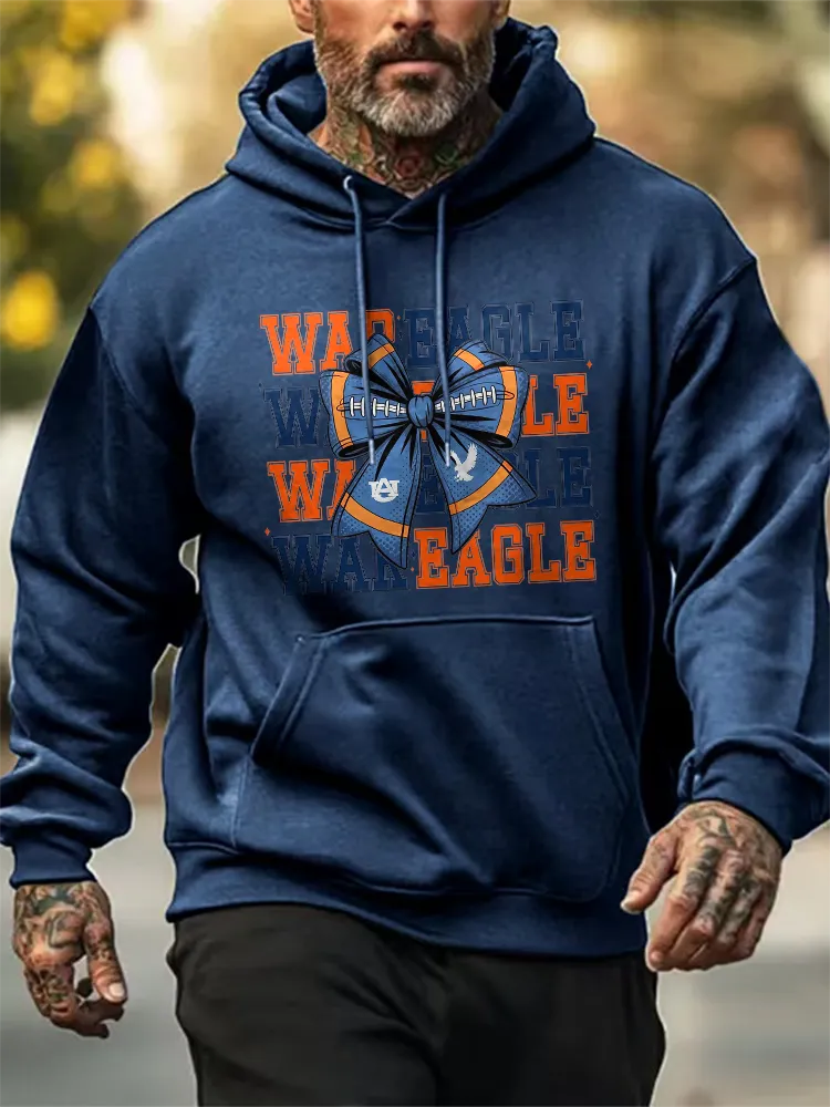 Men'S Wareagle Simple Loose Pockets Hoodie