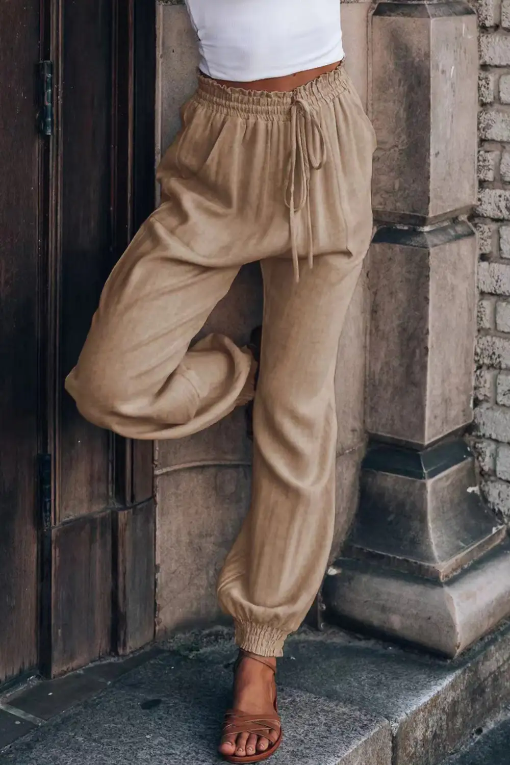 Relaxed Drawstring Everyday Pants