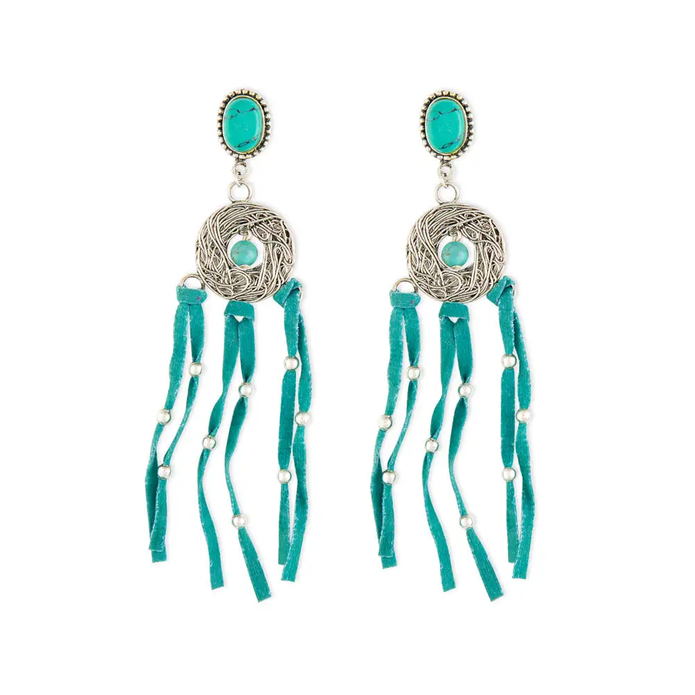 Graceful Artistic Artful Fringe Earrings