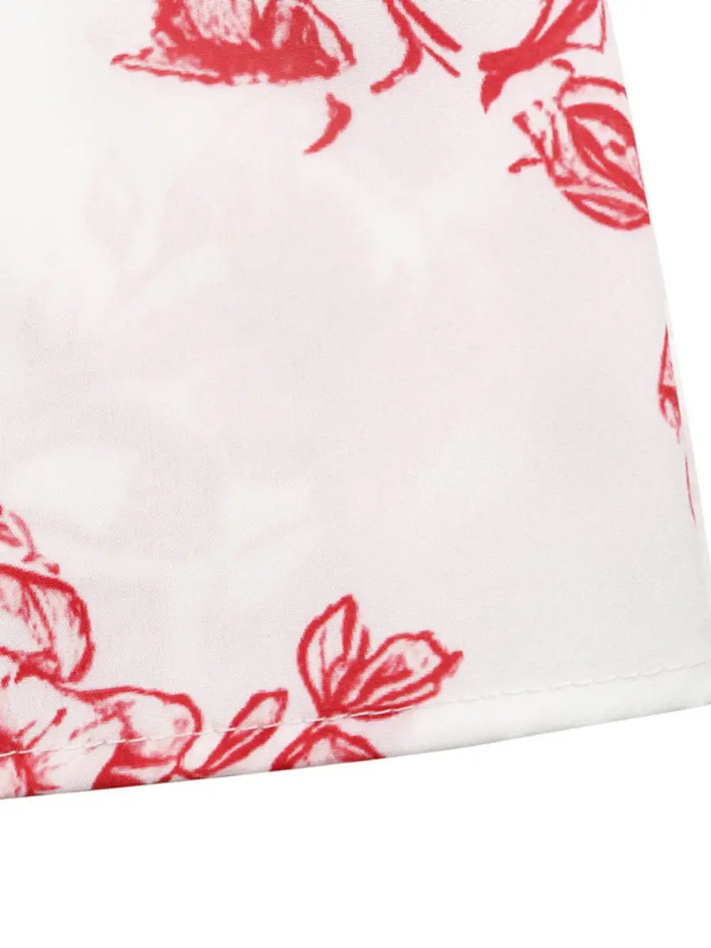 Drape Floral Printed Maxi Dress