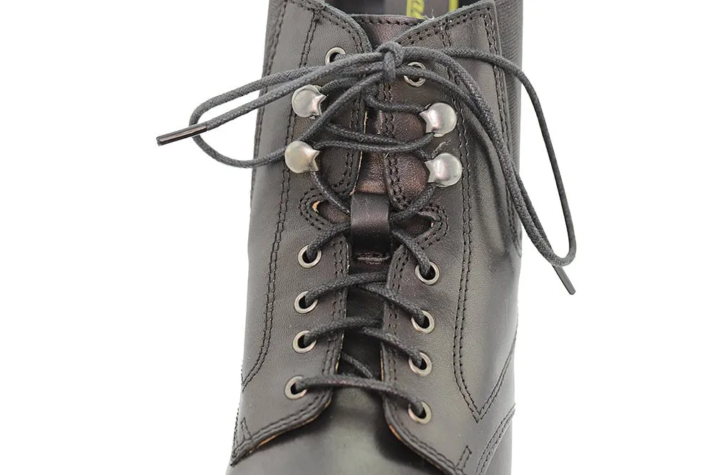 Lace-Up Easy-Care Riding Boots