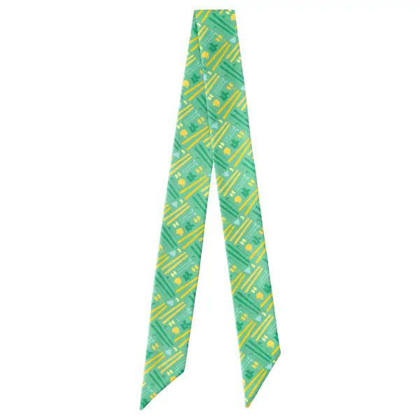 Fresh Pow Design Hair Scarf