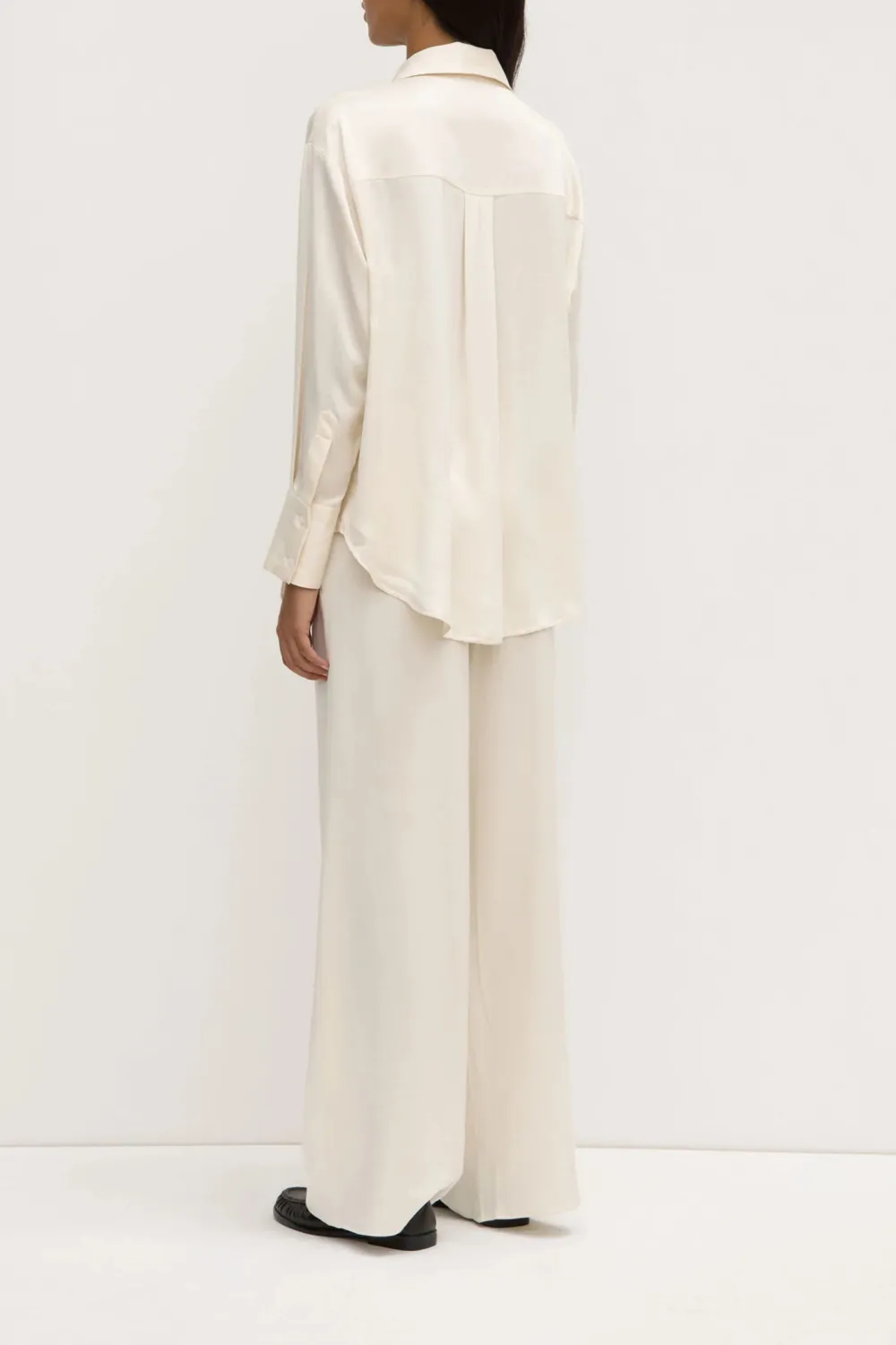 Oversized Silk Shirt