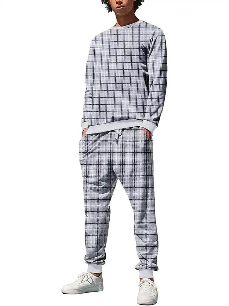 Athletic Casual Tracksuit Two Piece Set