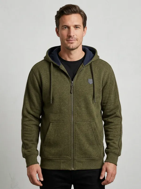 Training Zip-Up Hooded Detail Men's Sport Jacket