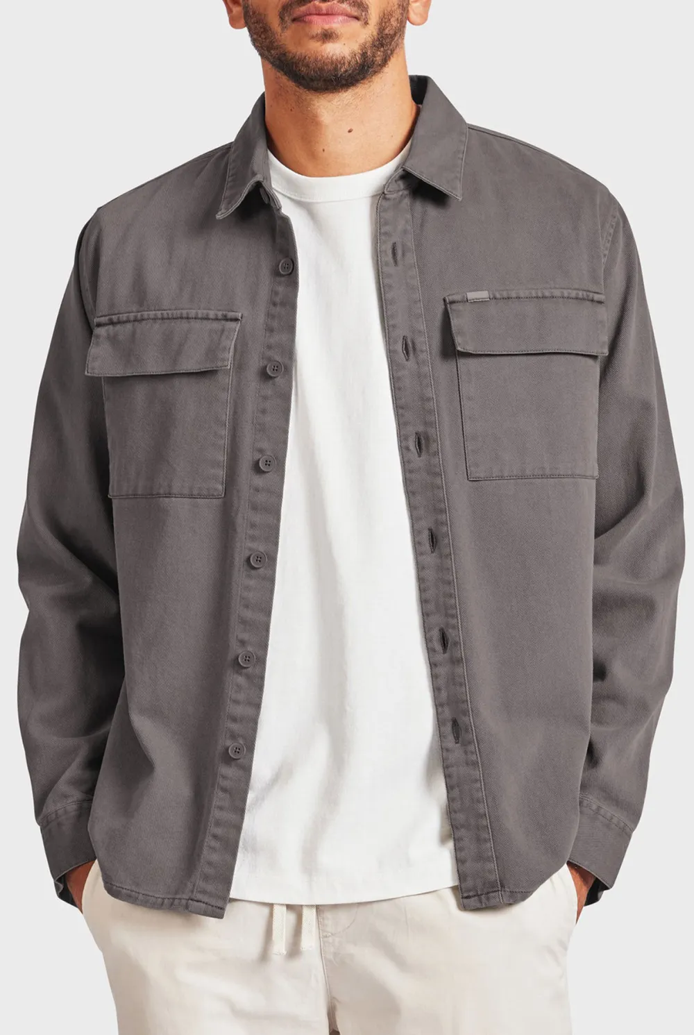 Essential Overshirt- Dutch blue