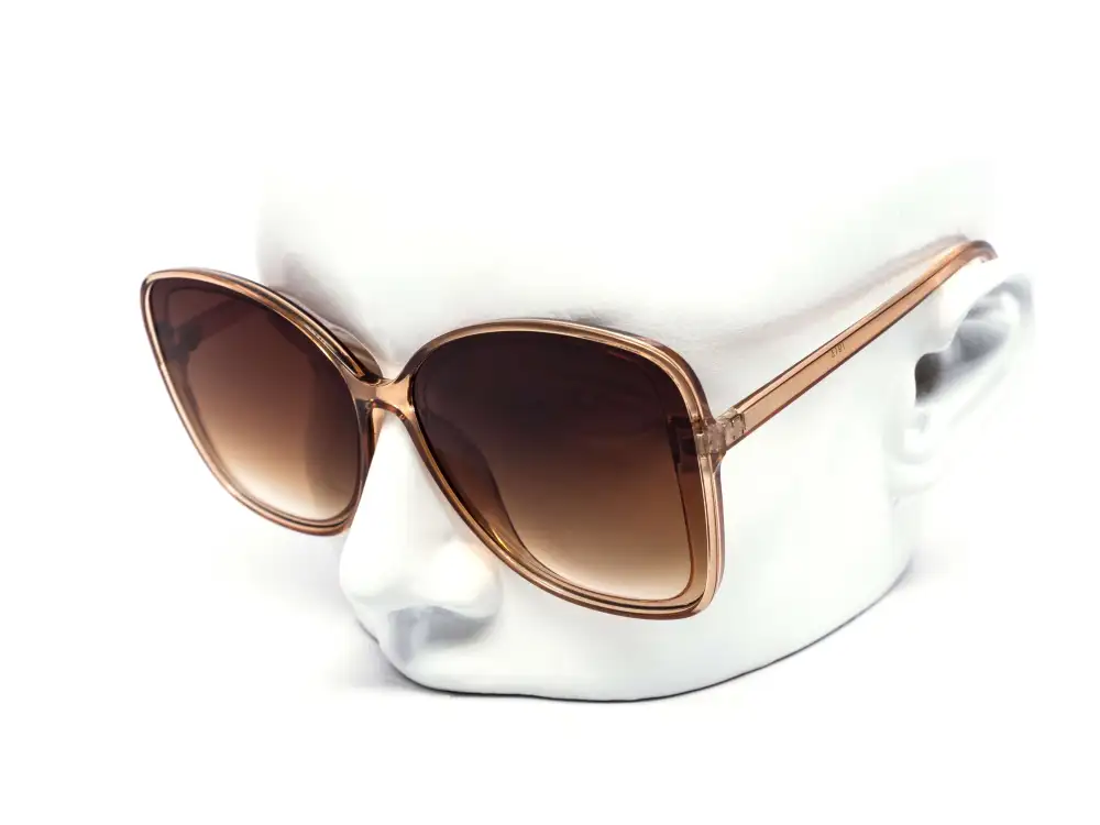 12-Pack Oversized Gradient Assorted Slim Sunglasses