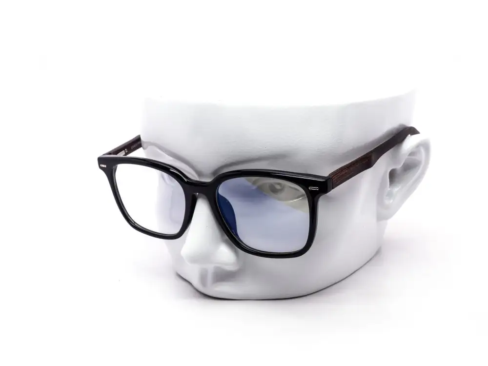 12-Pack Classic Wood Accent Blue Light Glasses