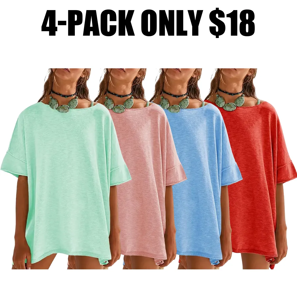 Women's Loose-Fit Drop-Shoulder T-Shirt