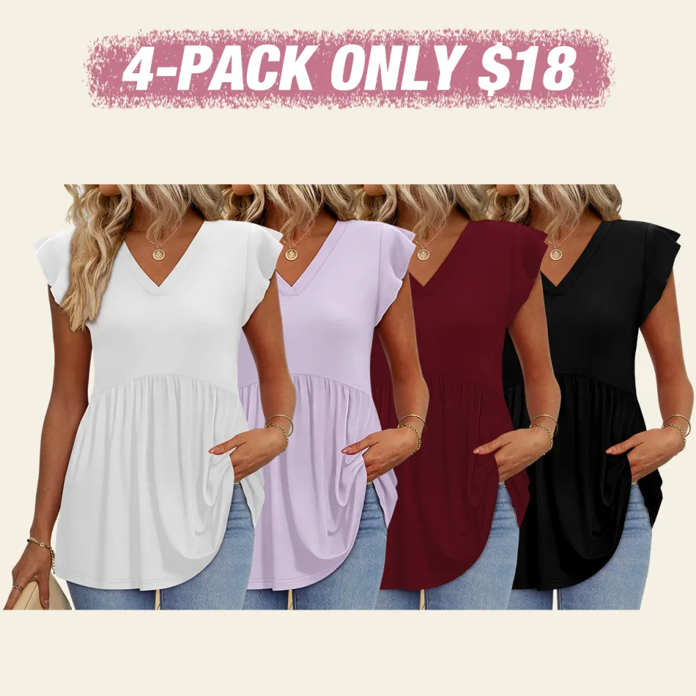 Women's Summer Tops 2026 Babydoll Shirts