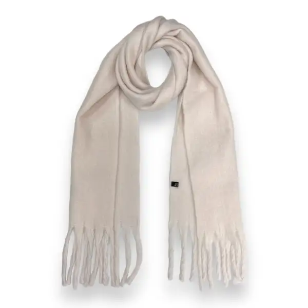 Soft Plain Tasseled Blanket Scarf