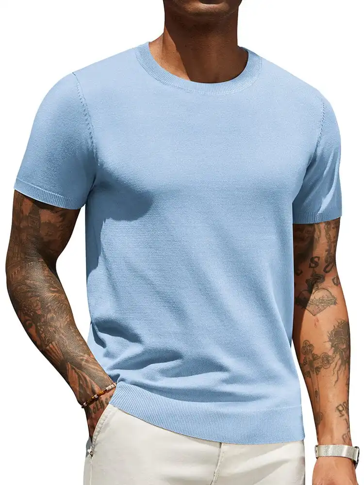 Casual Basic Knit T-Shirt
