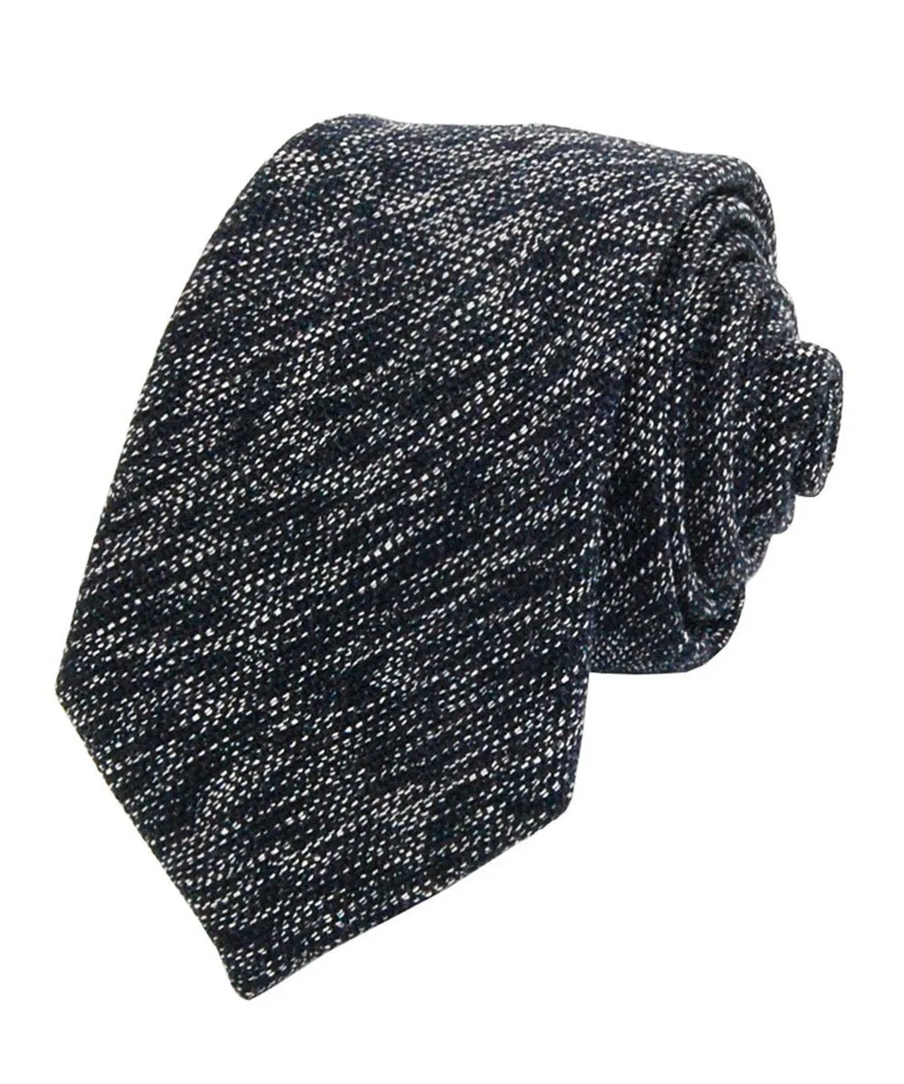 Tailored Cotton Patterned Men's Necktie With Pocket Square