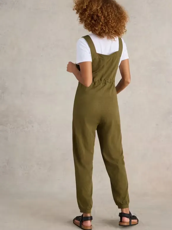 Casual Style Jersey Dungaree