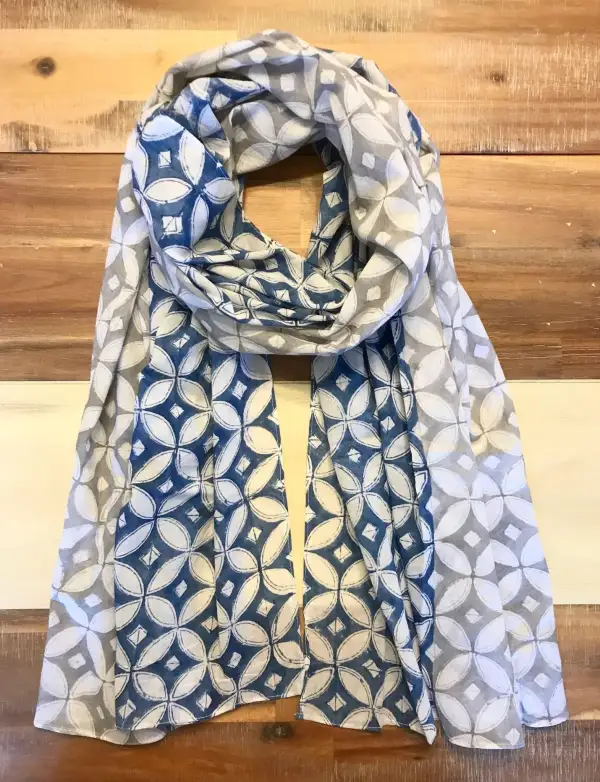 Blue Diamond Scarf