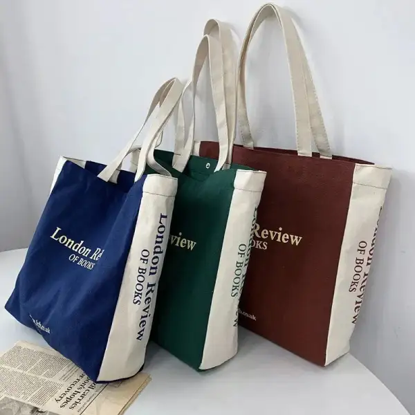 Everyday Canvas Zip-Top Shoulder Bag