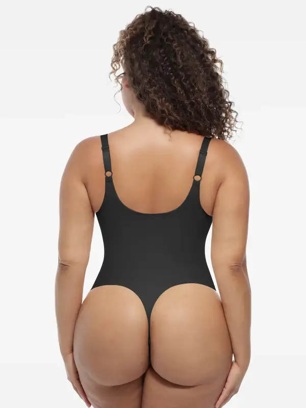 V Neck Deep Shaping Bodysuit