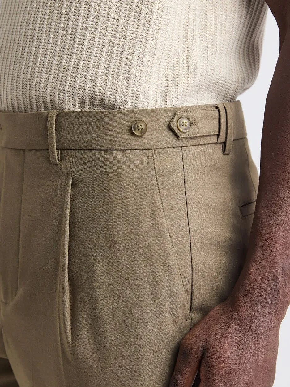 Dark Tan Tapered lLg Pant