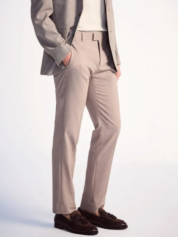 Tawny Taupe  Commuting Style Suit Pant