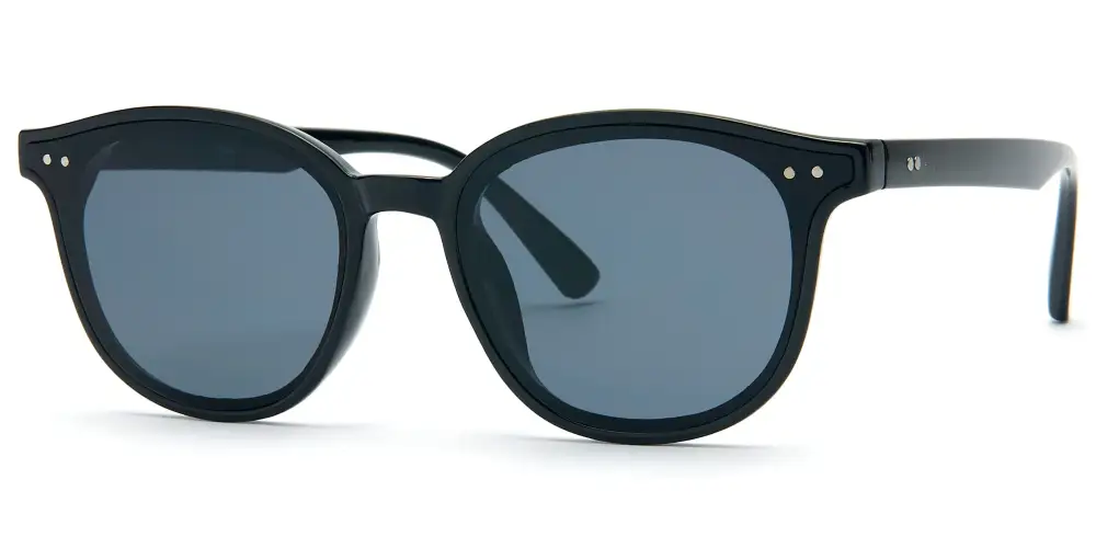 Fashion Plastic Round Sunglasses