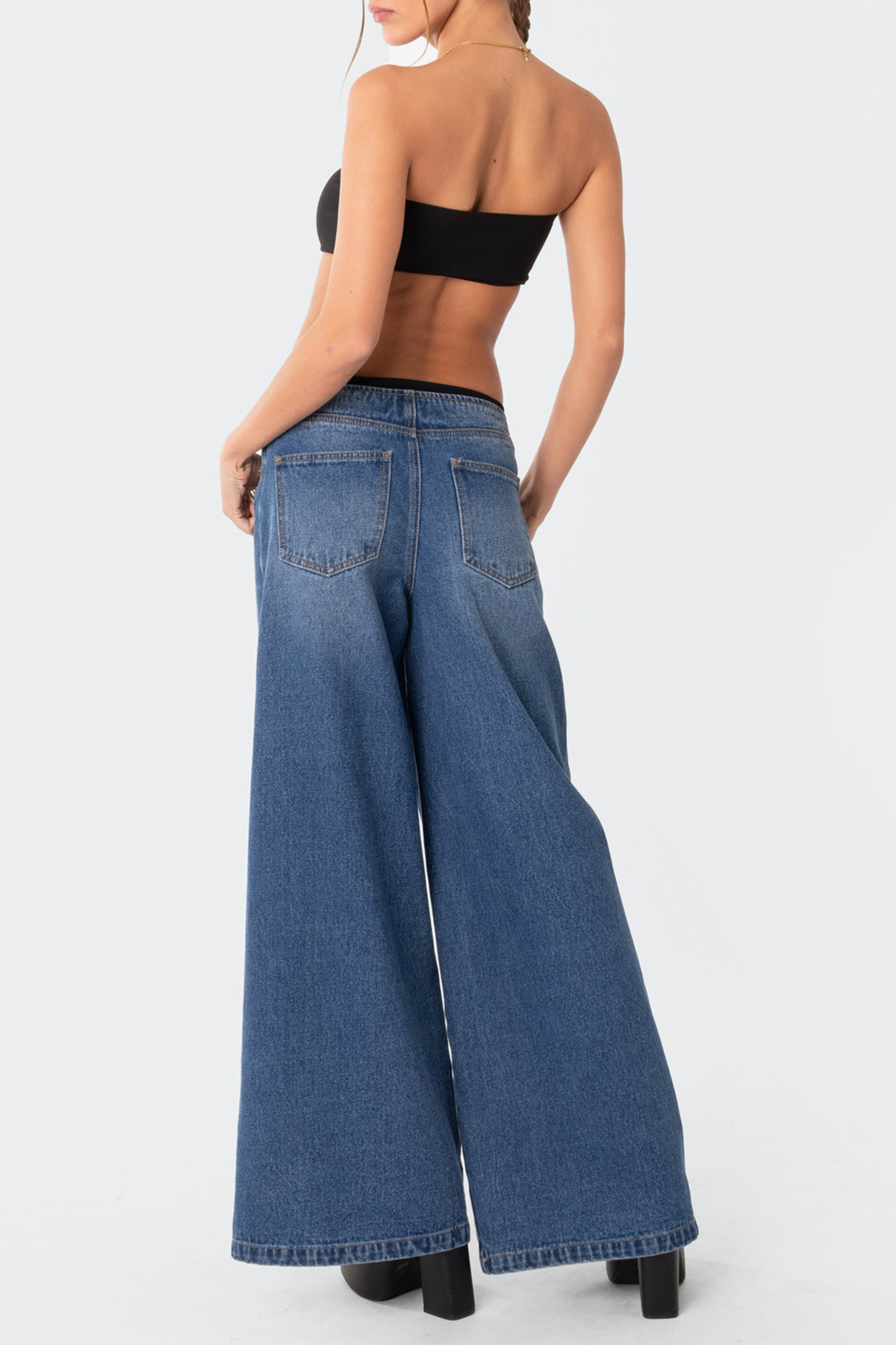 Ribbed Cut Out Bodysuit White