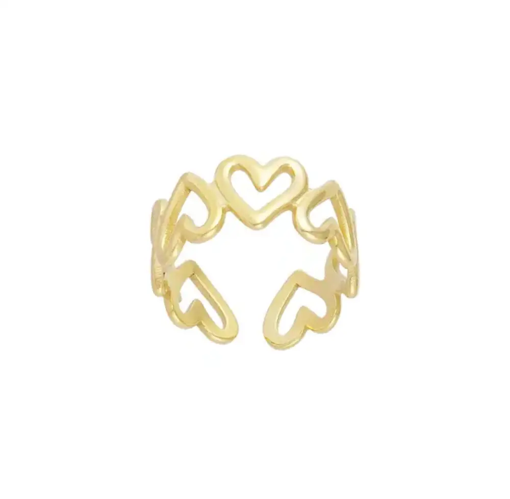 Heart Lace Detail Ring