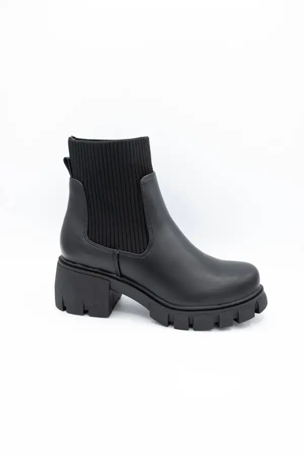 Classic Lug Sole Suede Ankle Bootie