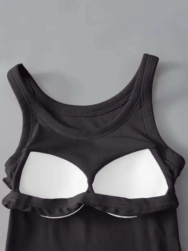 Round Neck With Built
