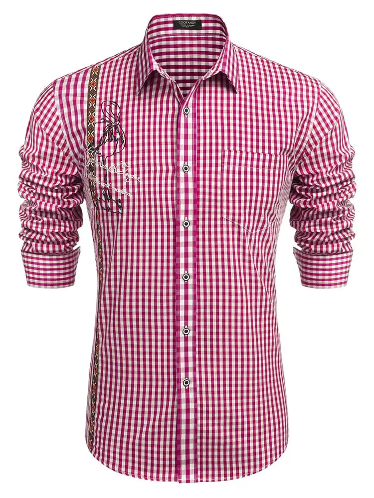 Casual Elegant Chequered Shirt Jeans
