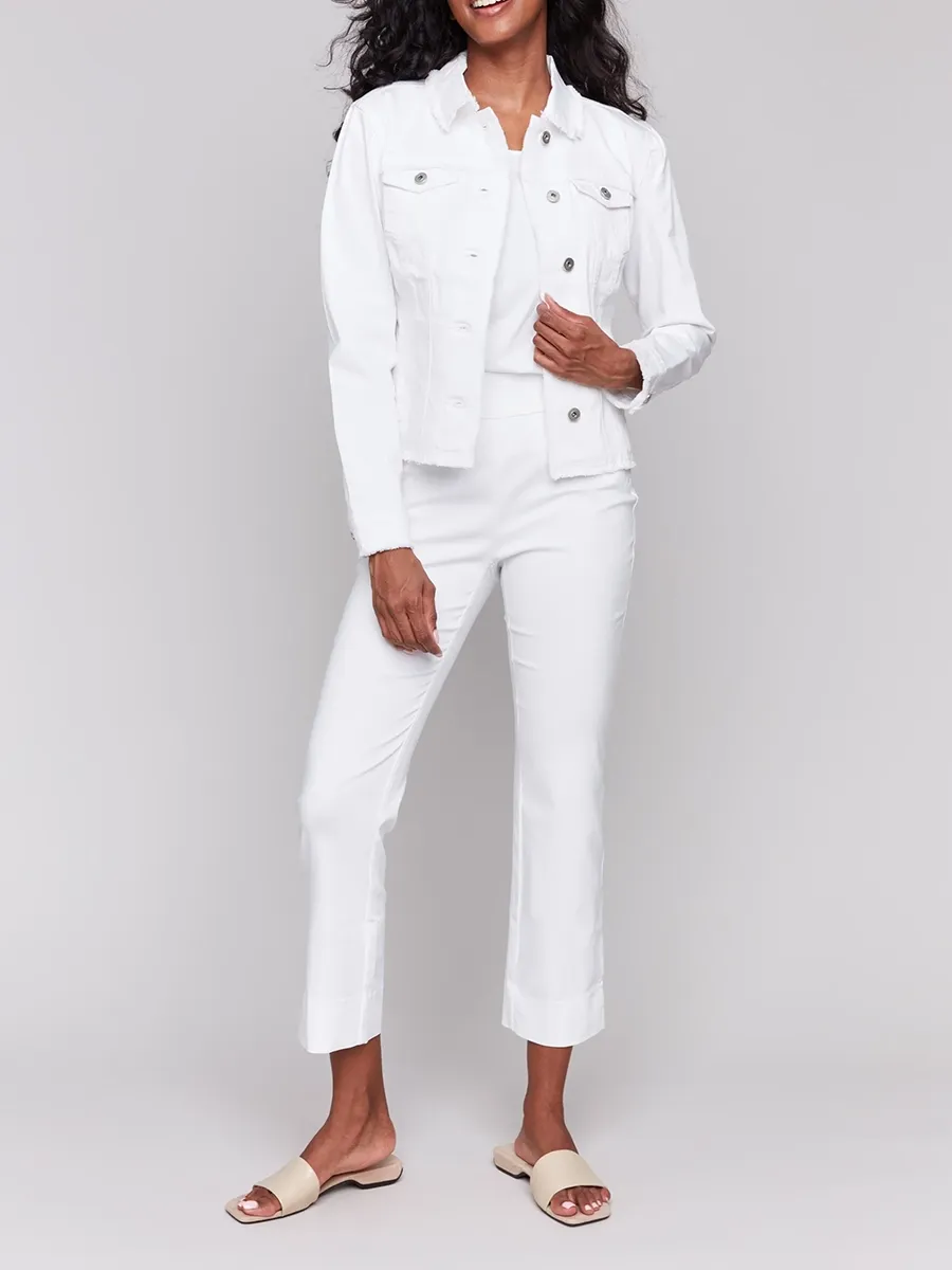 Women's Cotton Jacket With Multiple Pockets