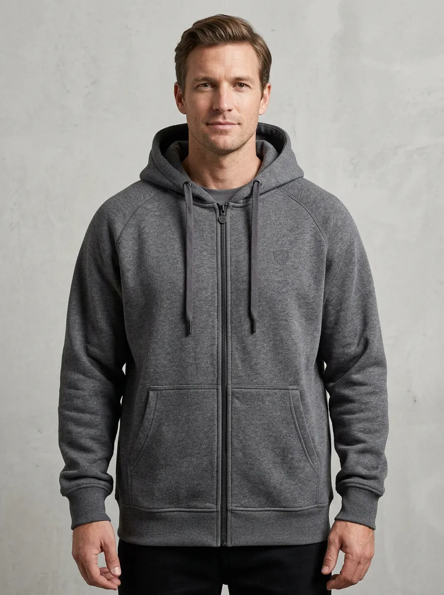 Modern Minimalist Zip-Up Modern Look Men's Sport Jacket